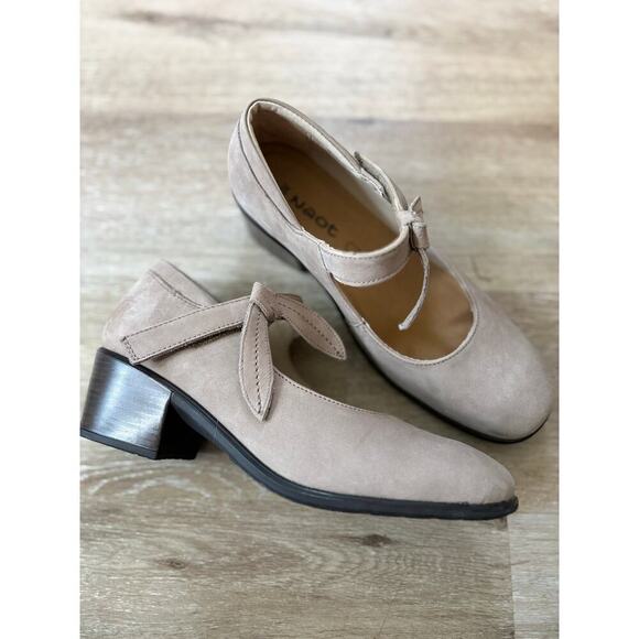 Naot Shoes - Naot Nobility Heeled Mary Jane- Stone Nubuck